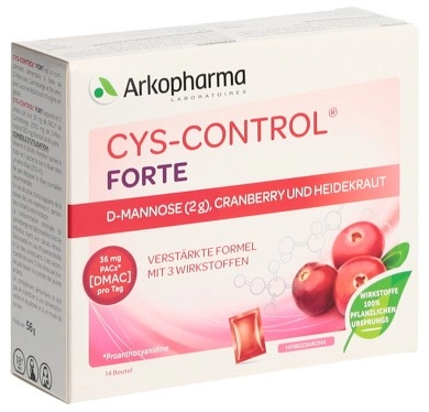 CYS-CONTROL Forte D-Mannose Cranber Heidekr 14 Stk