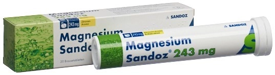MAGNESIUM Sandoz Brausetabl 20 Stk