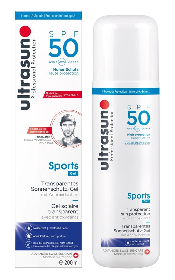 ULTRASUN Sports Gel SPF 50 Fl 200 ml