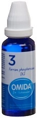 OMIDA SCHÜSSLER Nr3 Ferr phos Dil D 12 Fl 30 ml
