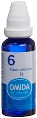 OMIDA SCHÜSSLER Nr6 Kal sulf Dil D 6 Fl 30 ml