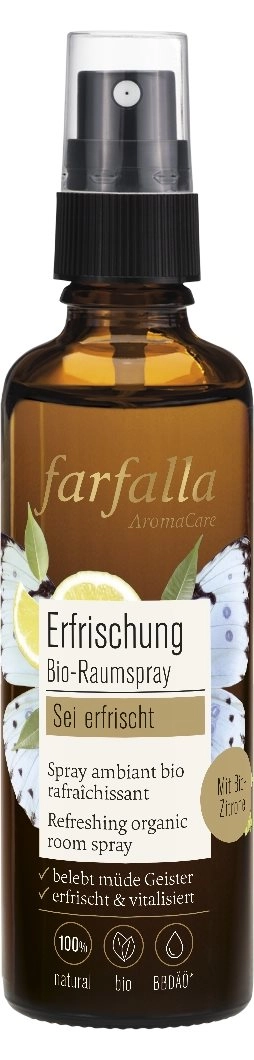FARFALLA Bio-Raumspray sei erfrischt Zitrone 75 ml