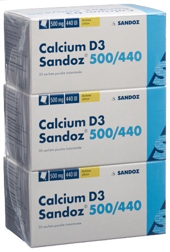 CALCIUM D3 Sandoz Plv 500/440 Btl 90 Stk