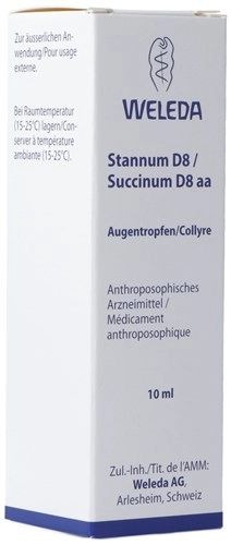 WELEDA Stannum m p D8/Succin D8 aa Gtt Opht 10 ml