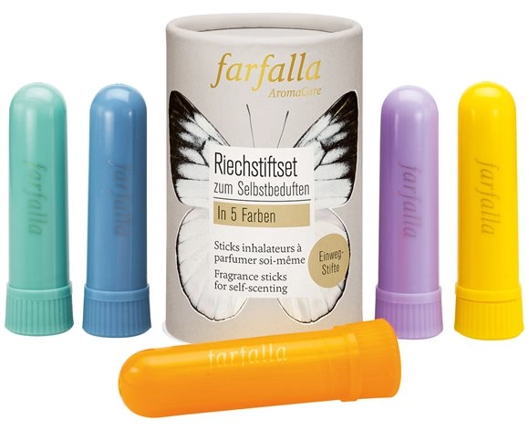 FARFALLA Riechstiftset in 5 Farben