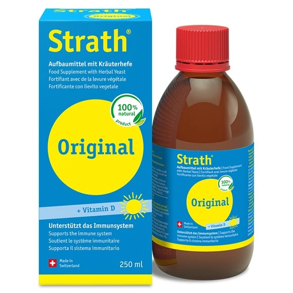 STRATH Original liq Aufbaumittel mit Vit D 250 ml