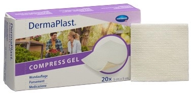 DERMAPLAST Compress Gel 5x5cm 20 Stk
