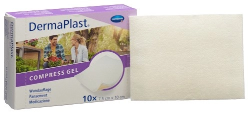DERMAPLAST Compress Gel 7.5x10cm 10 Stk