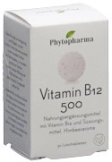PHYTOPHARMA Vitamin B12 Lutschtabl 500 mcg 30 Stk