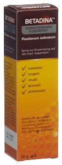 BETADINA desinfizierendes Puderspray 30 g