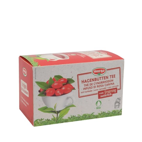 MORGA Hagenbutten Tee m/H Bio Knospe Btl 20 Stk