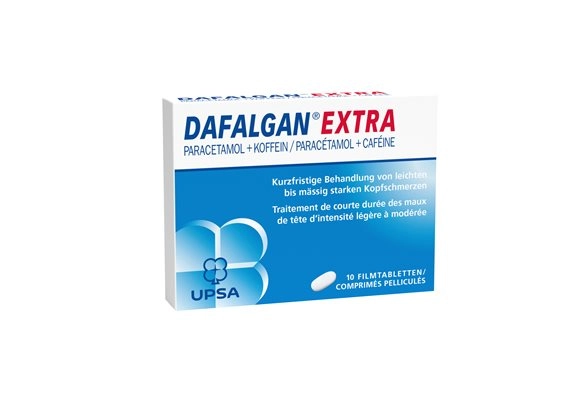 DAFALGAN EXTRA Filmtabl 500/65 mg 10 Stk