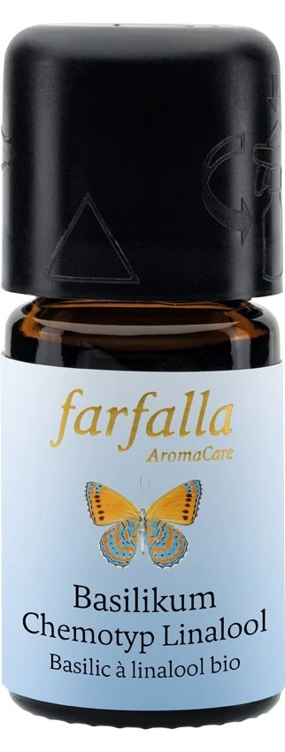 FARFALLA Basilikum CT Linalool Bio Grand Cru 5 ml