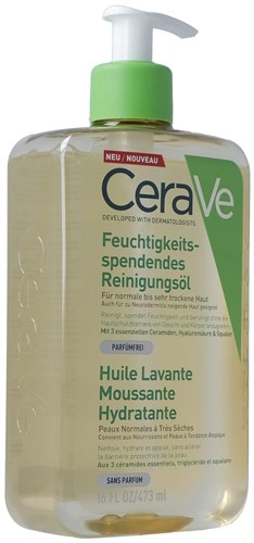CERAVE Feuchtig schäum Reinigungsöl Disp 473 ml