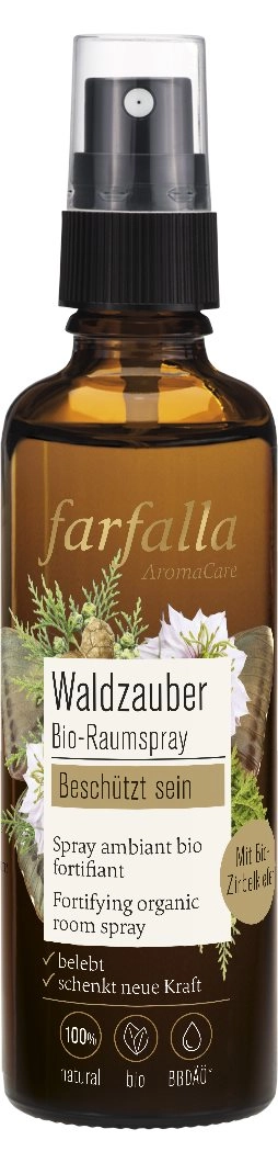 FARFALLA Bio-Raumspray beschü sein Waldzaub 75 ml