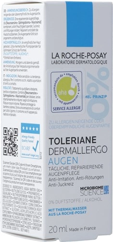 ROCHE-POSAY Toleriane Dermallergo Augen AHA 20 ml