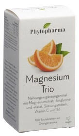 PHYTOPHARMA Magnesium Trio Kautabl Ds 100 Stk