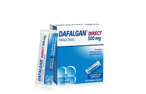 DAFALGAN Direct Gran 500 mg Rote Beeren 16 Stk