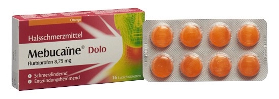 MEBUCAÏNE Dolo Lutschtabl 8.75 mg 16 Stk